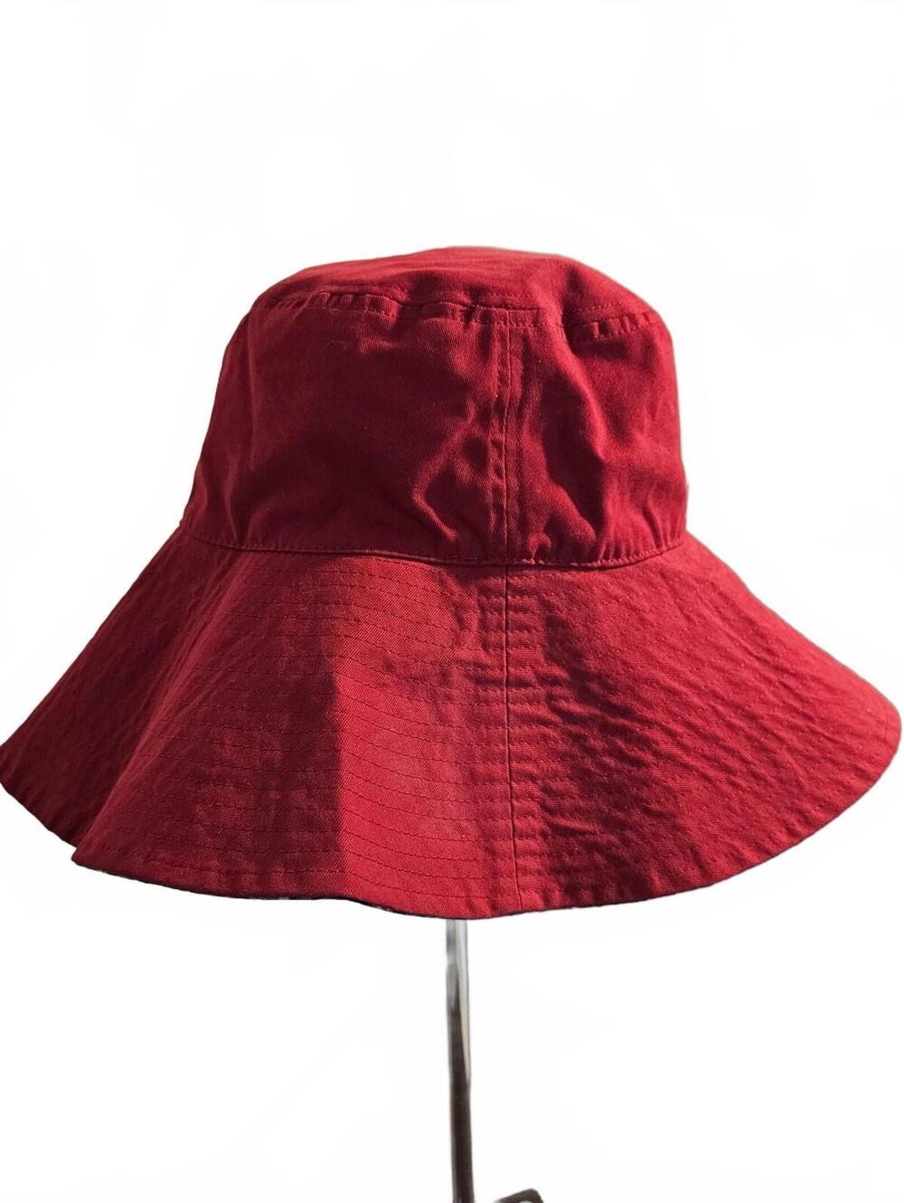 Red Bucket Hat - Picture 2 of 2